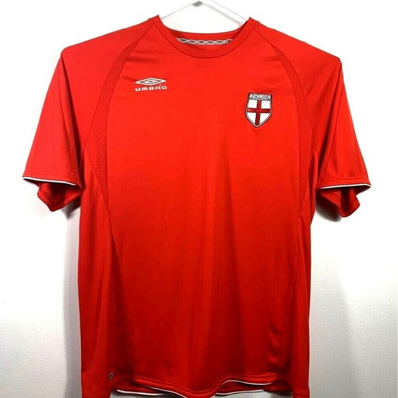 Umbro Other - England Umbro Mens Soccer Jersey Shirt Red Short X